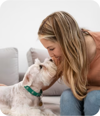 Girl with Dog